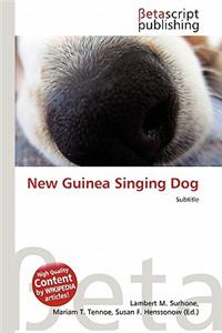 New Guinea Singing Dog