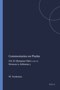 Commentaries on Pindar, Volume II