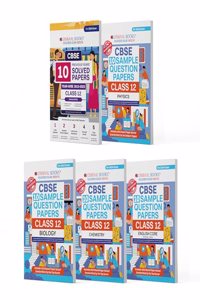 Oswaal CBSE 10 Previous Years' Solved Papers & Sample Question Papers Class 12 (English Core, Physics, Chemistry & Biology) (Set of 5 Books) (For Board Exams 2024)