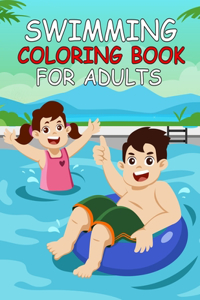 swimming Coloring book For Adults