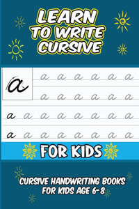 learn to write cursive for kids