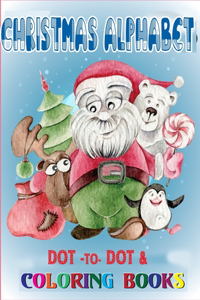 Christmas Alphabet Dot to Dot & Coloring books