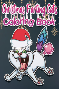 Christmas Farting Cats Coloring Book