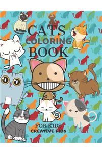 Cats Coloring Book For Kids