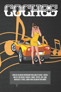 Libro de colorear inspirador para adulto joven - Coches. Más de 100 coches