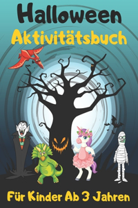 Halloween Aktivitätsbuch Für Kinder Ab 3 Jahren