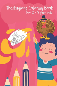 THANKSGIVING COLORING BOOK FOR 2-5 year olds
