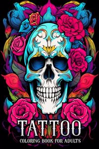 Tattoo Coloring Book for Adults