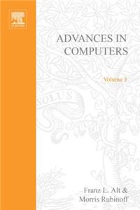 Advances in Computers Vol 3