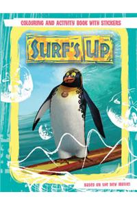 Surf's Up: Colouring and Activity Book with Stickers: Colouring and Activity Book