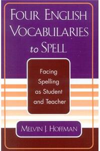 Four English Vocabularies to Spell