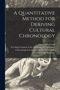 Quantitative Method for Deriving Cultural Chronology