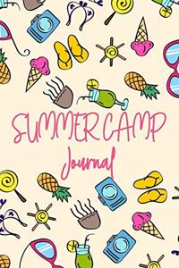 Summer Camp Journal: Kids Summer Workshop Composition Notebook, Travel Diary, Kids Journal Writing, Camp Activity Book