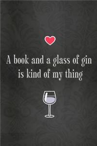 Lined Notebook with Quote - Gin Gifts for Women, Gifts for Gin Lovers