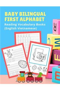 Baby Bilingual First Alphabet Reading Vocabulary Books (English Vietnamese)
