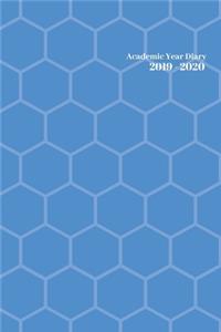 2019-2020 Academic Diary Week to View A5 Organiser Planner