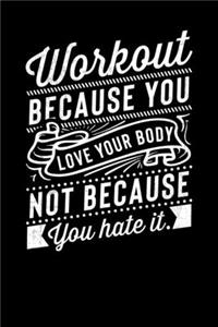 Workout Because You Love Your Body Not Because You Hate It