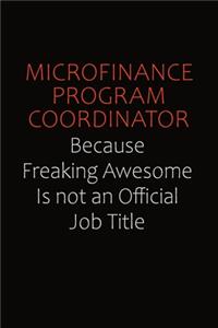 Microfinance Program Coordinator Because Freaking Awesome Is Not An Official job Title