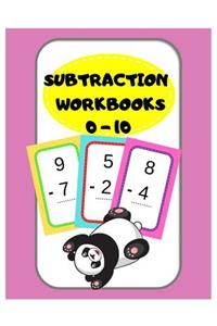 Subtraction Workbooks 0 -10