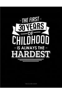 The First 30 Years Of Childhood Are Always The Hardest