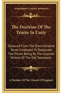 The Doctrine of the Trinity in Unity