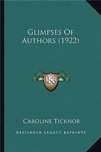 Glimpses of Authors (1922)