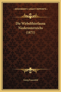 Die Wirbelthierfauna Niederosterreichs (1871)