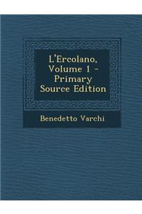 L'Ercolano, Volume 1