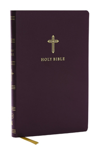 KJV Holy Bible, Ultra Thinline, Burgundy Bonded Leather, Red Letter, Comfort Print