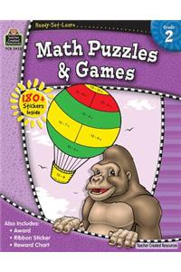 Ready-Set-Learn: Math Puzzles and Games Grd 2