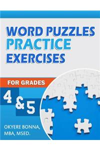 Word Puzzles Practice Exercises for Grades 4 & 5