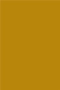 Journal Dark Goldenrod Color Simple Plain Goldenrod