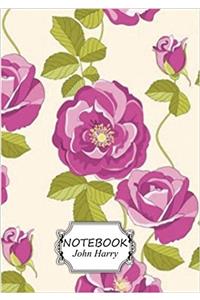 Flora Pattern Notebook: Pocket Notebook Journal Diary: 4
