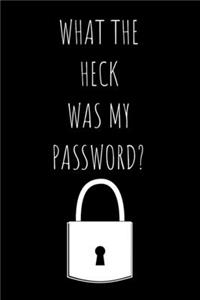What The Heck Was My Password?