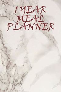 1 Year Meal Planner