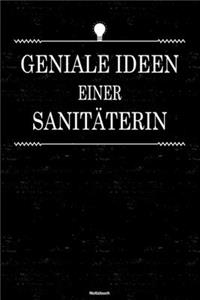 Geniale Ideen einer Sanitäterin Notizbuch