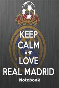 KEEP CALM AND LOVE REAL MADRID Planner For Real Madrid Fans