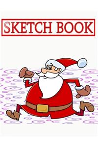 Sketch Book For Painting Christmas Gifts Stock