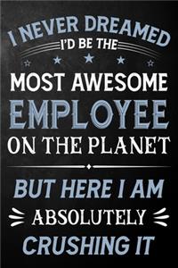 I Never Dreamed I'd Be The Most Awesome Employee On The Planet But Here I Am Absolutely Crushing It