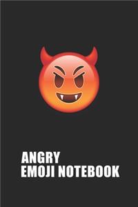 Angry Emoji Emoticons Notebook Emoji Notebook, Blank Composition Book, Emoji Notebooks for Girls/Boys, Emoji School Supplies Notebook for School / Teacher / Office / Student