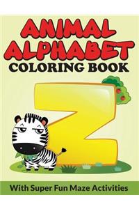 Animal Alphabet Coloring Book