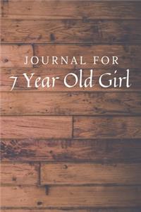 Journal For 7 Year Old Girl