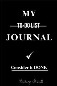 My To-Do List Journal