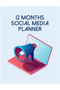 12 Months Social Media Planner