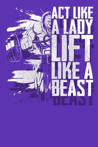 Act Like a Lady Lift Like a Beast
