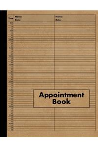 2 Column Appointment Book