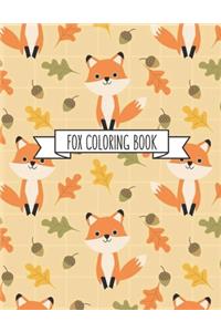 Fox Coloring Book
