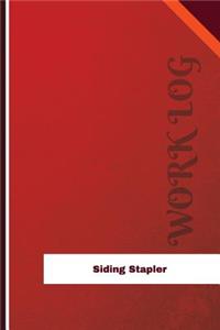 Siding Stapler Work Log