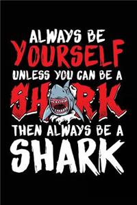 Always Be Yourself Unless You Can Be A Shark Then Always Be A Shark