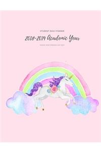 Student Daily Planner 2018-2019 Academic Year August 2018 Through July 2019